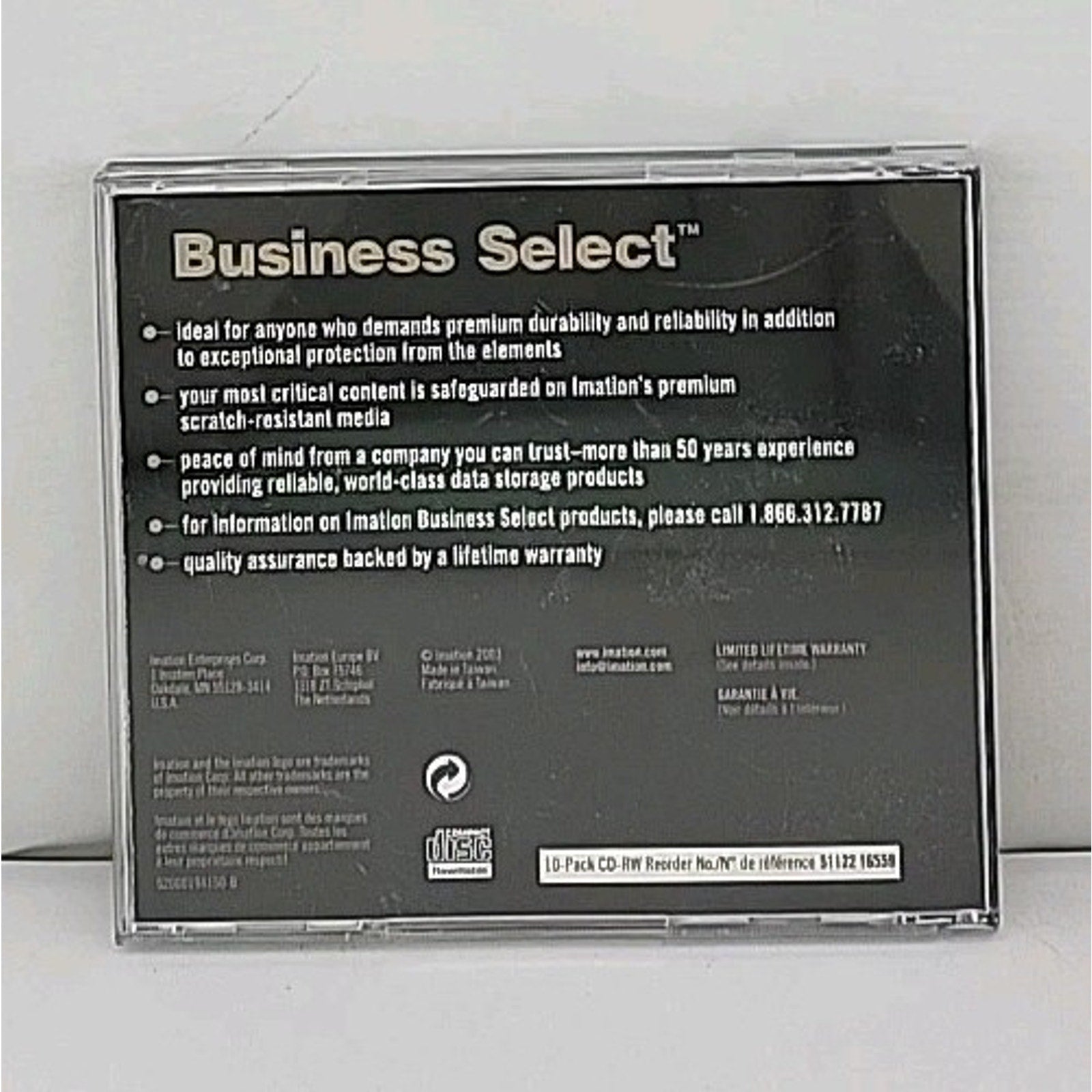 Imation Business Select CD-RW 80 Mins 700MB Desktop Network Backup