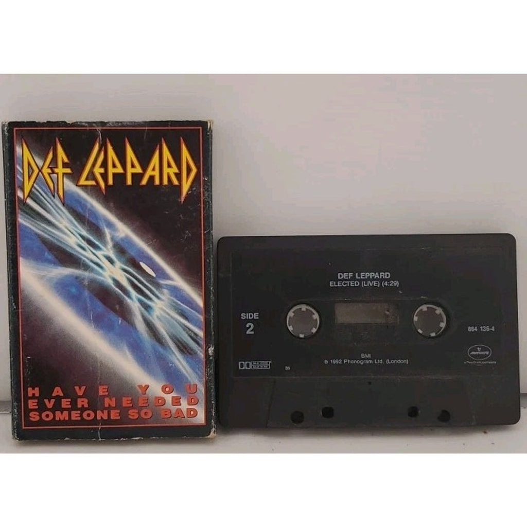 Have You Ever Needed Someone So Bad [Single] by Def Leppard (Cassette, Jul-1992,