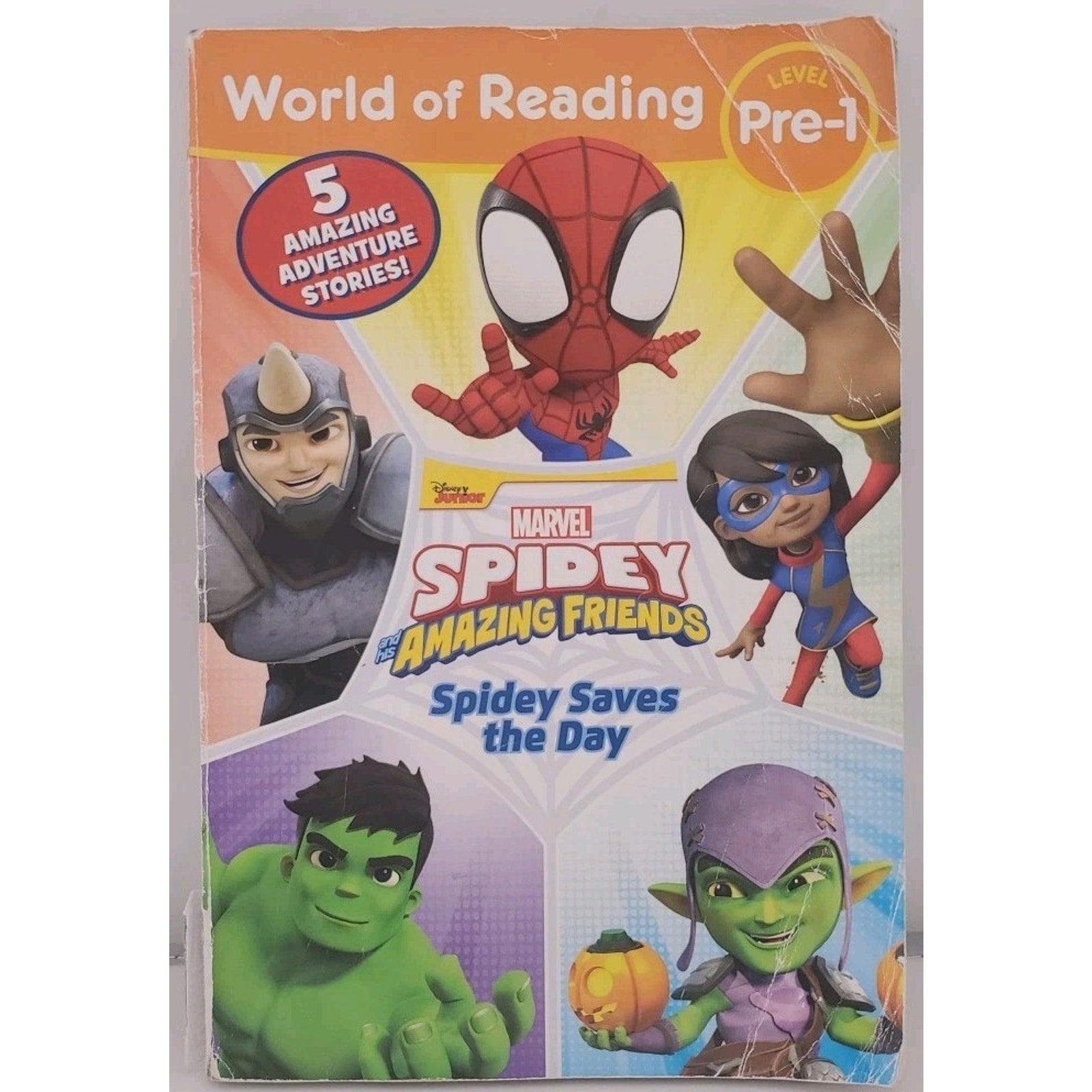 World of Reading: Spidey Saves the Day : Spidey and His Amazing Friends by...