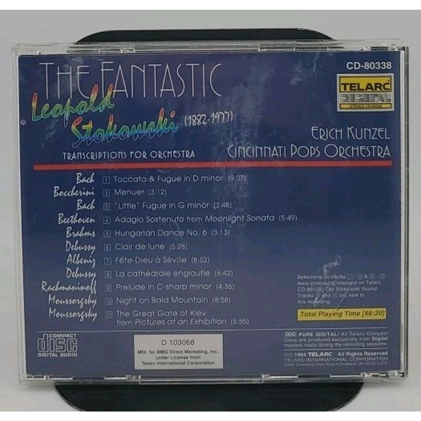 The Fantastic Leopold Stokowski: Transcriptions for Orchestra (CD, Aug-2002)