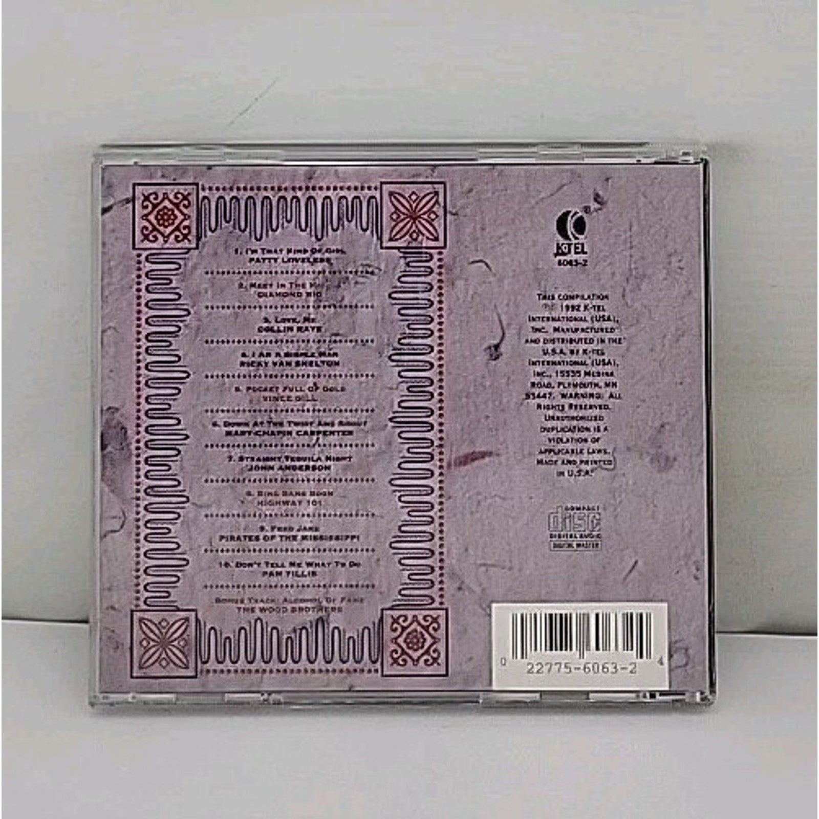 Today's Hot Country [K-Tel] by Various Artists (CD, 1995, K-Tel Distribution)