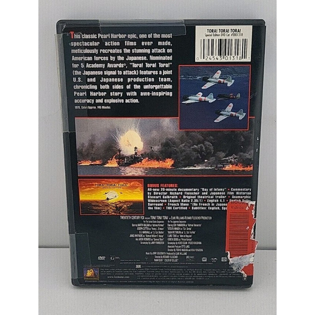 Tora Tora Tora (DVD, 2006, Special Edition Sensormatic)