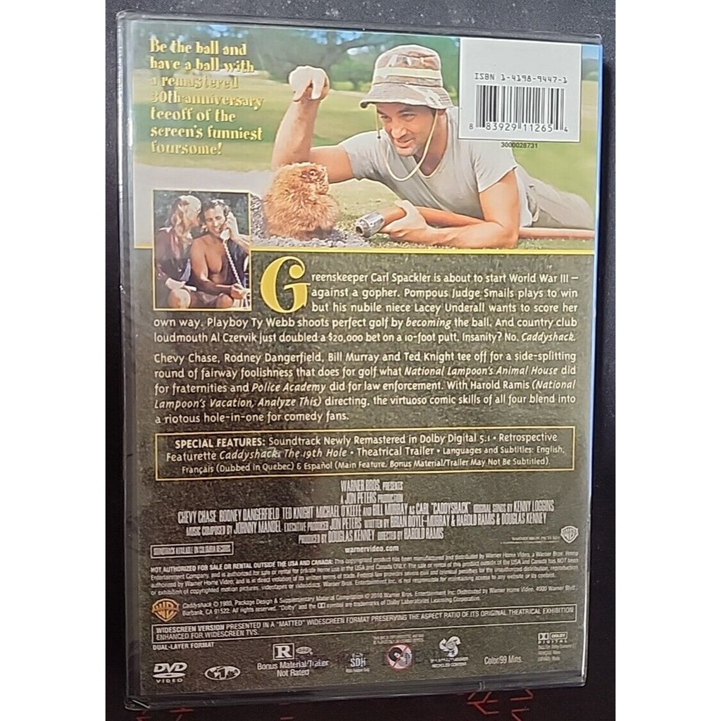 Caddyshack (30th Anniversary) (DVD, 1980) *Sealed*