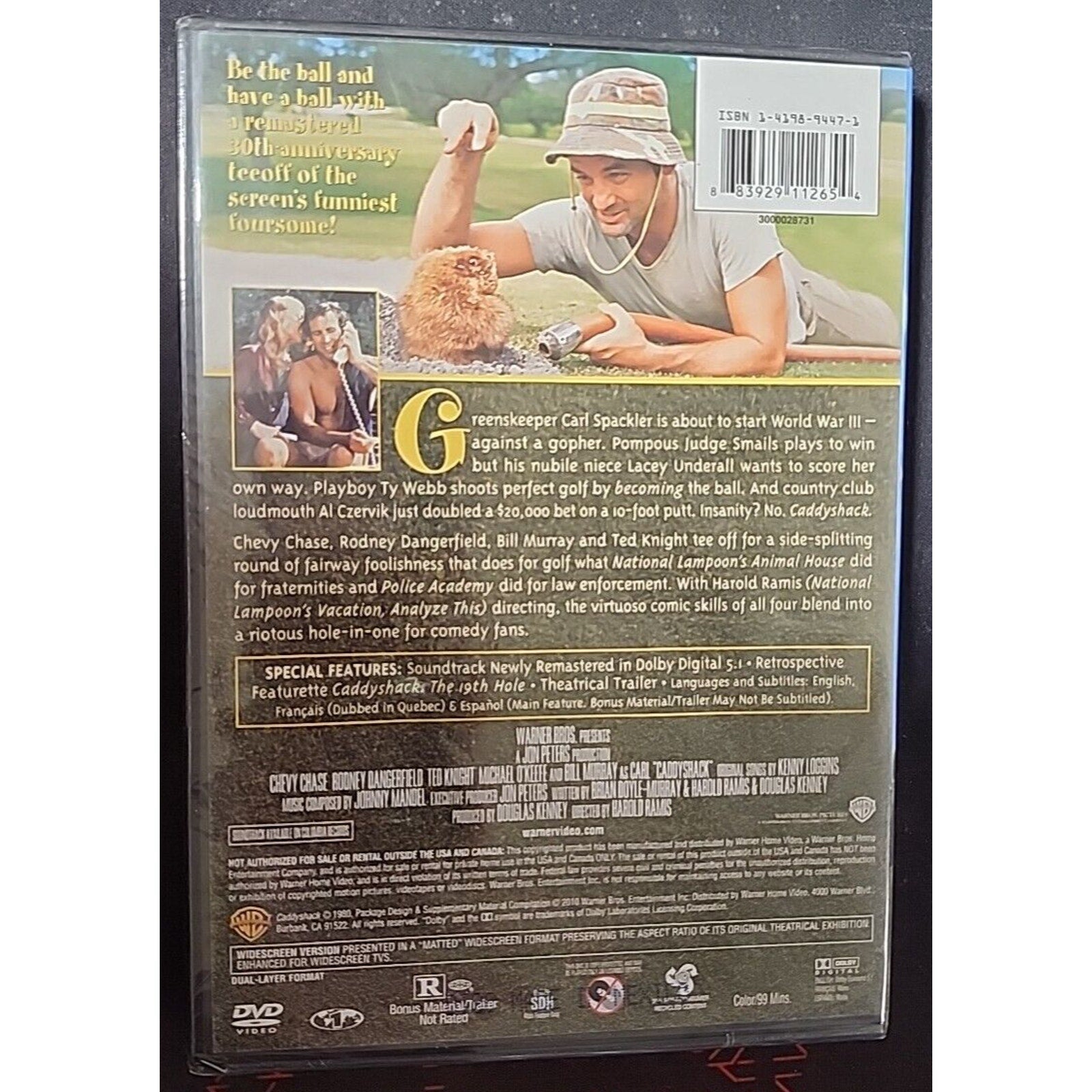 Caddyshack (30th Anniversary) (DVD, 1980) *Sealed*