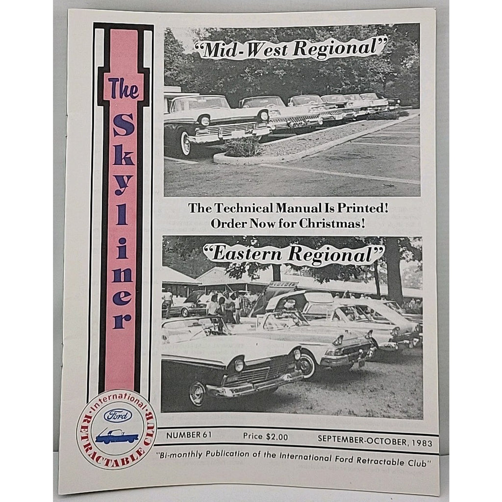The Skyliner - International Retractable Club - September-October 1983...