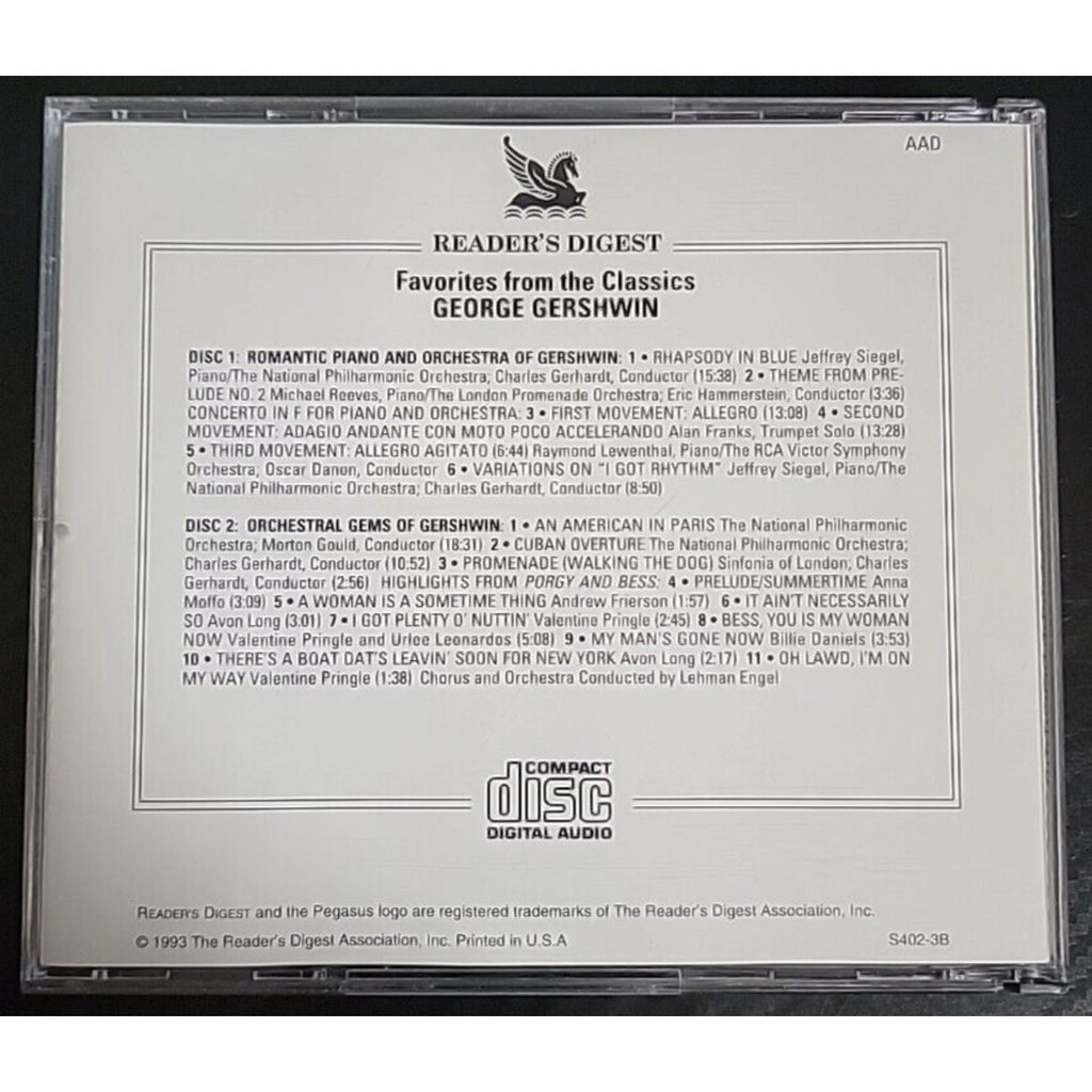Reader's Digest Favorites From The Classics / George Gershwin (CD)