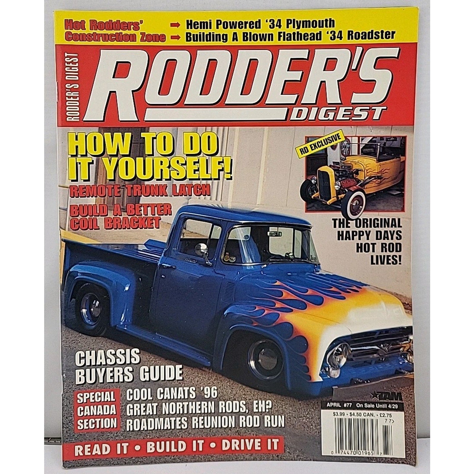 Rodder's Digest Magazine April 1997 Volume 16 Number 77