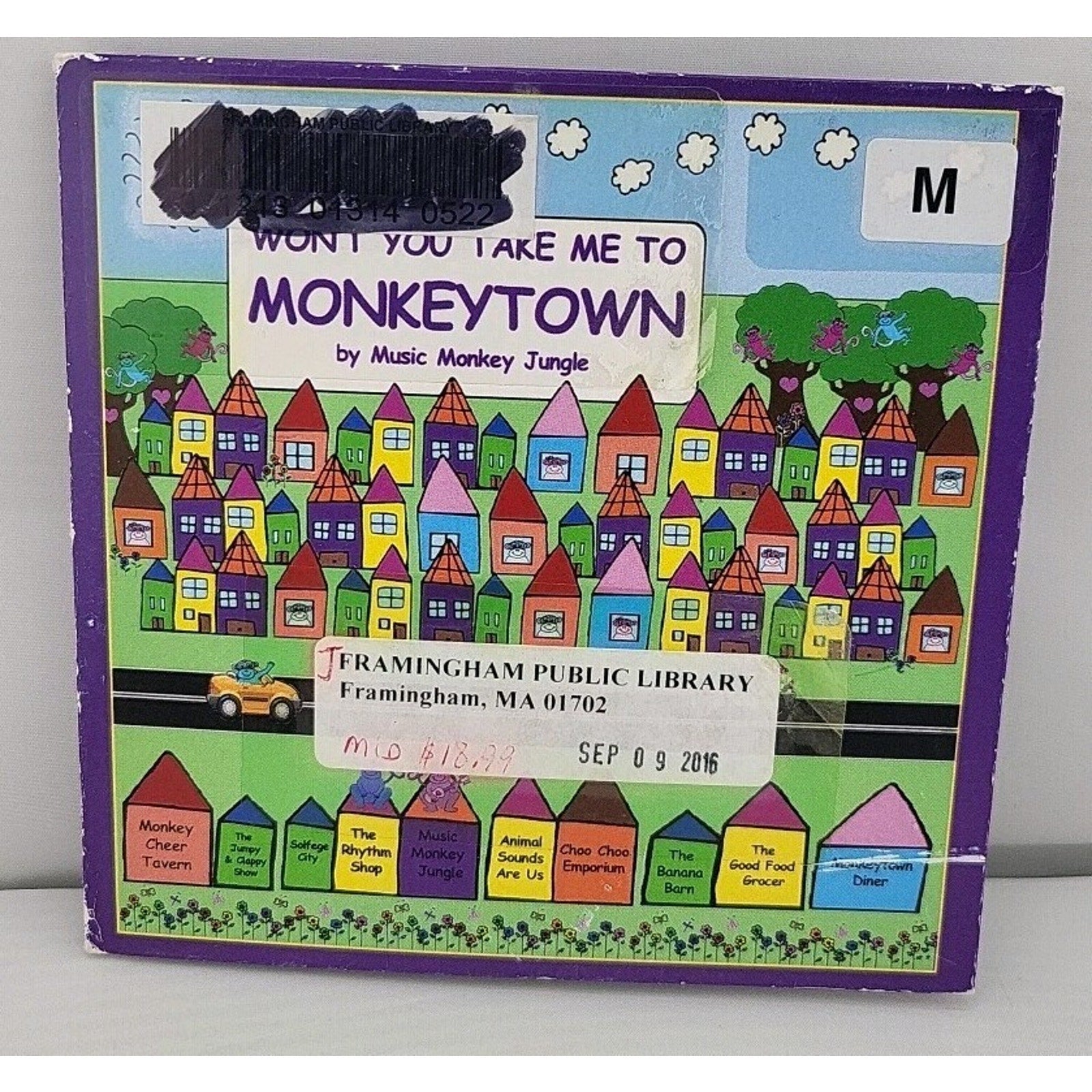 Wont You Take Me To Monkeytown - Music Monkey Jungle CD