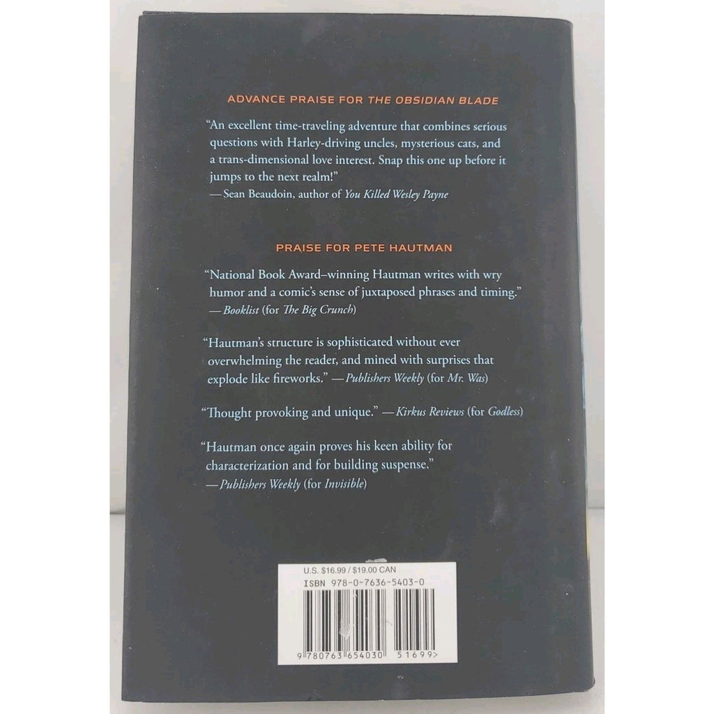 Obsidian Blade by Pete Hautman (2012, Hardcover)