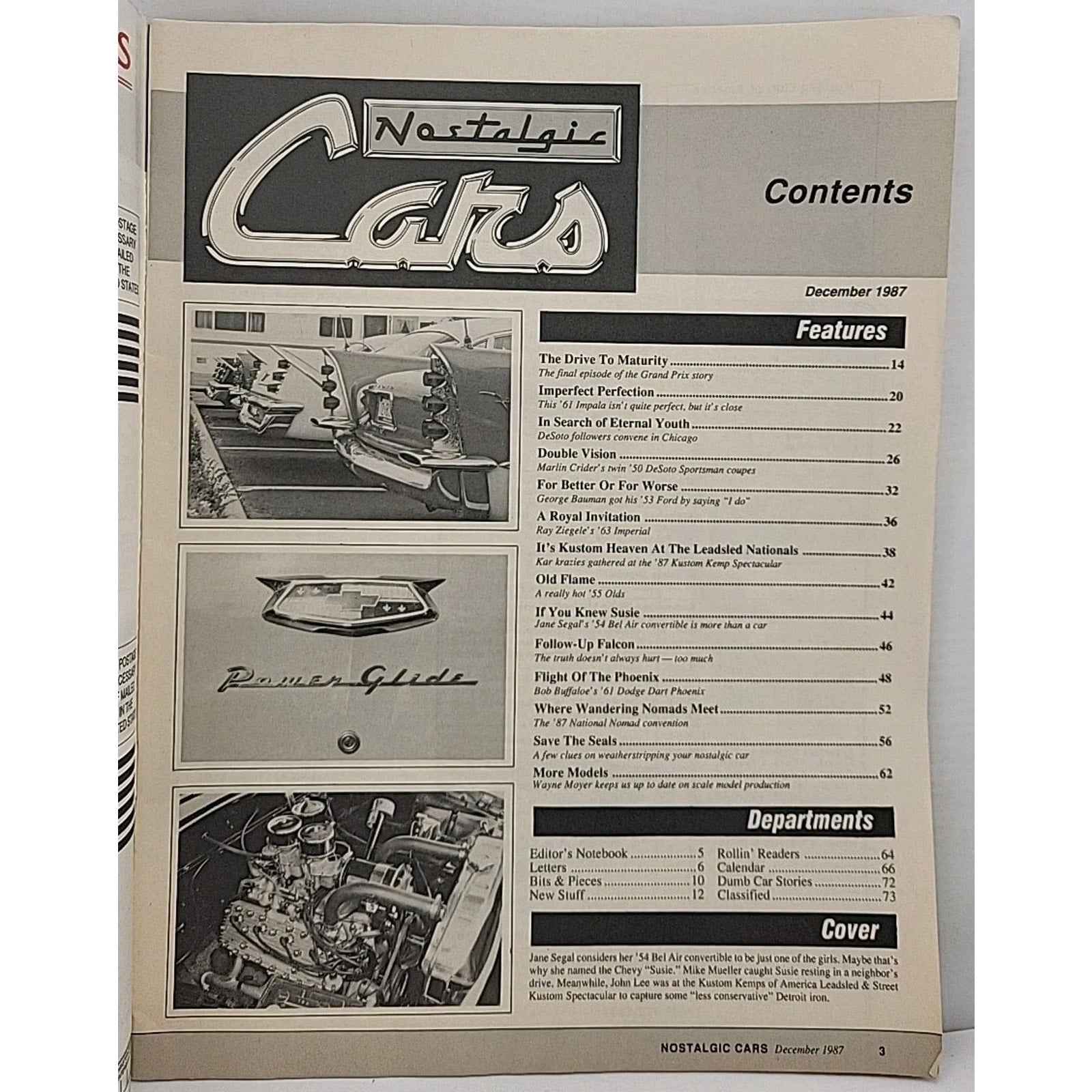Nostalgic Cars Magazine December 1987