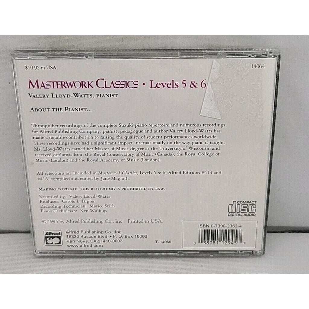Masterwork Classics - Levels 5 And 6 CD