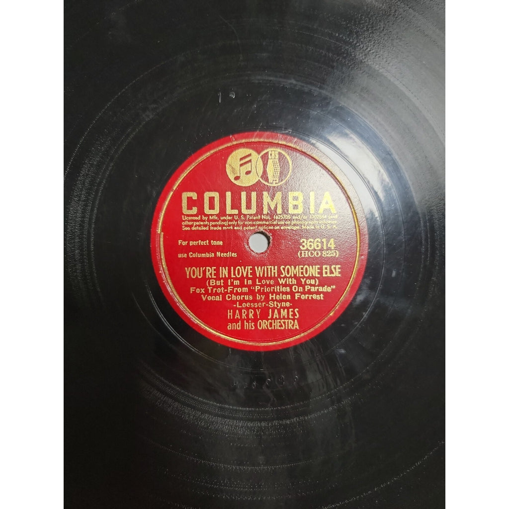 Your're In Love With Someone Else/He's My Guy By Harry James Vinyl