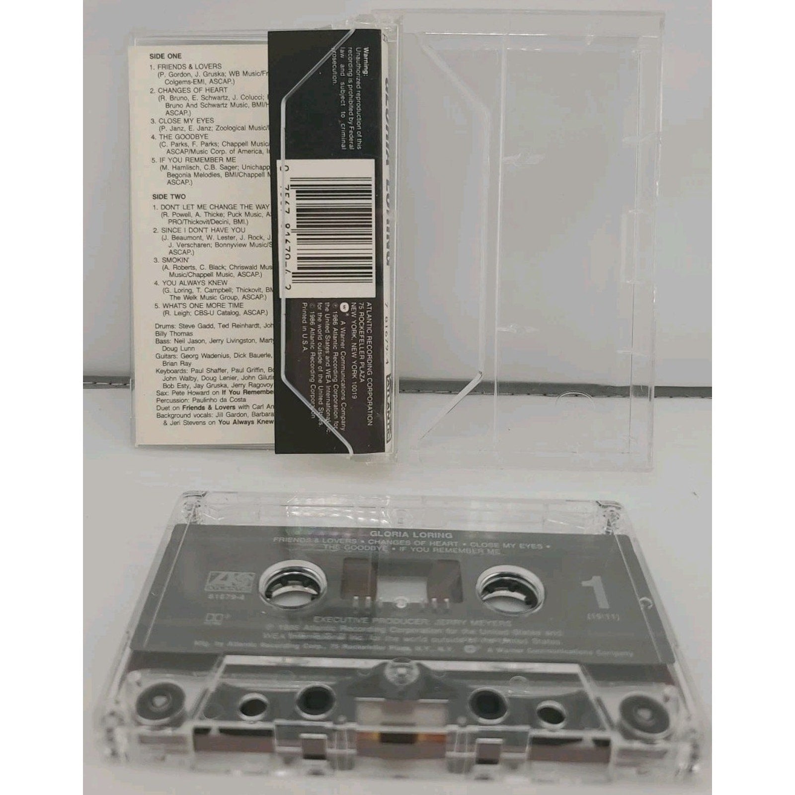 Gloria Loring by Gloria Loring (Cassette, Jul-1986, Atlantic (Label))