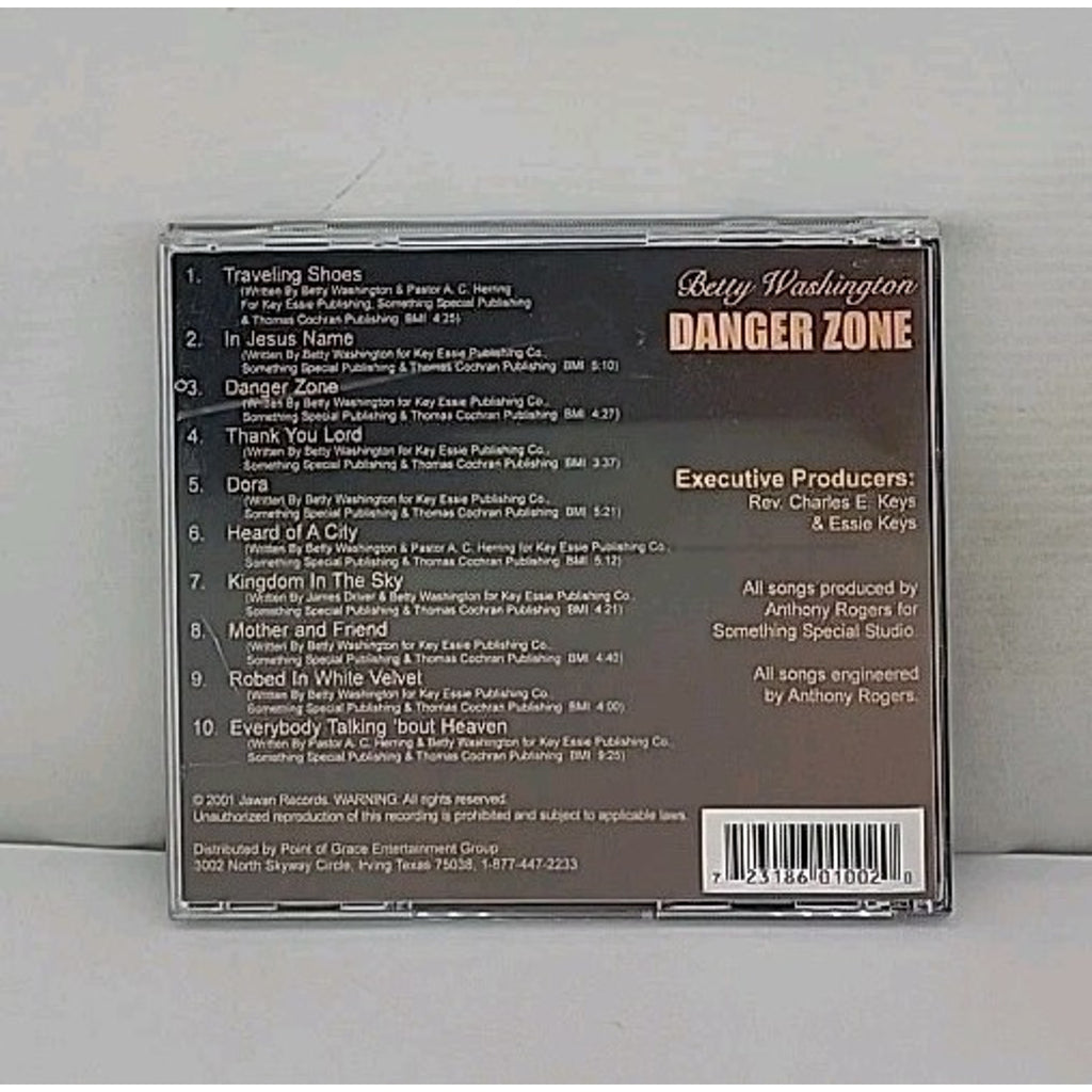Danger Zone by Washington, Betty (CD, 2001)