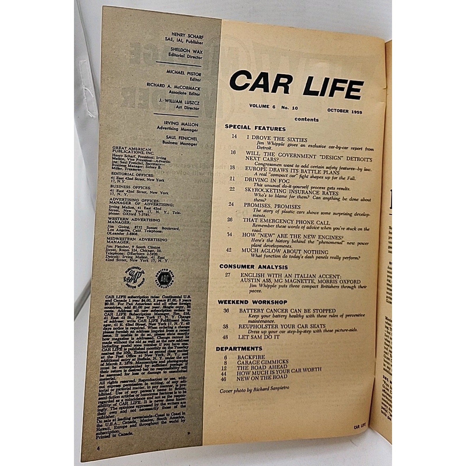 Car Life Magazine - October 1959 - Volume 6 No. 10