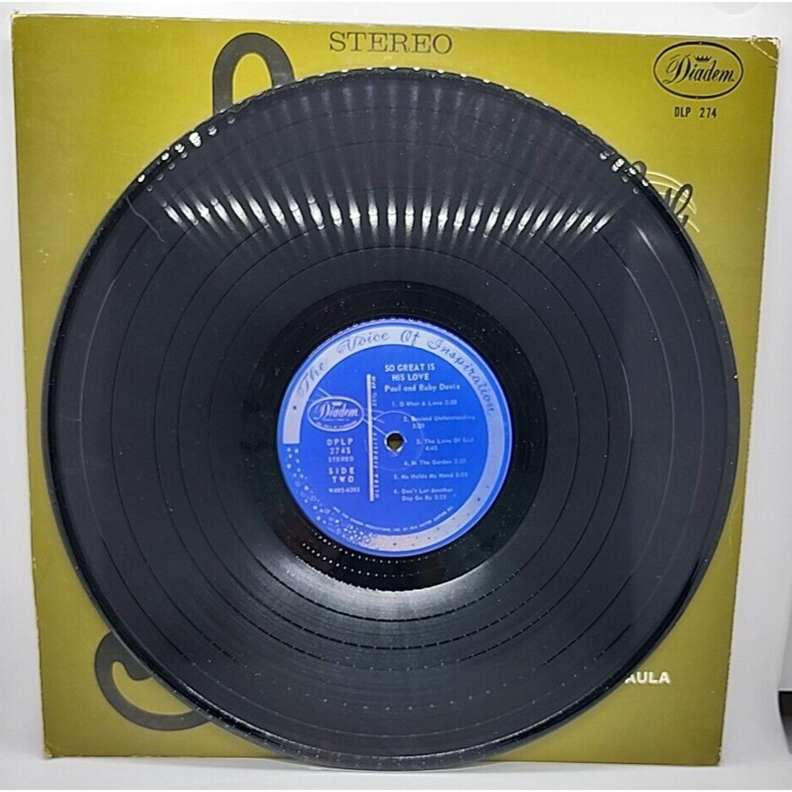 The Davis's - So Great Is His Love - Gospel Vinyl LP Columbus Ohio -