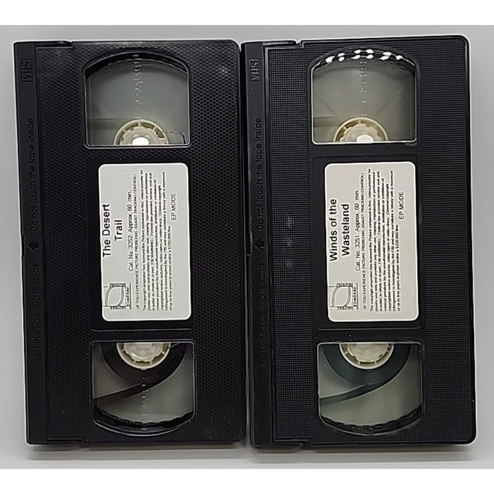 Winds of the Wasteland/The Desert Trail (VHS, 1995, 2-Tape Set)