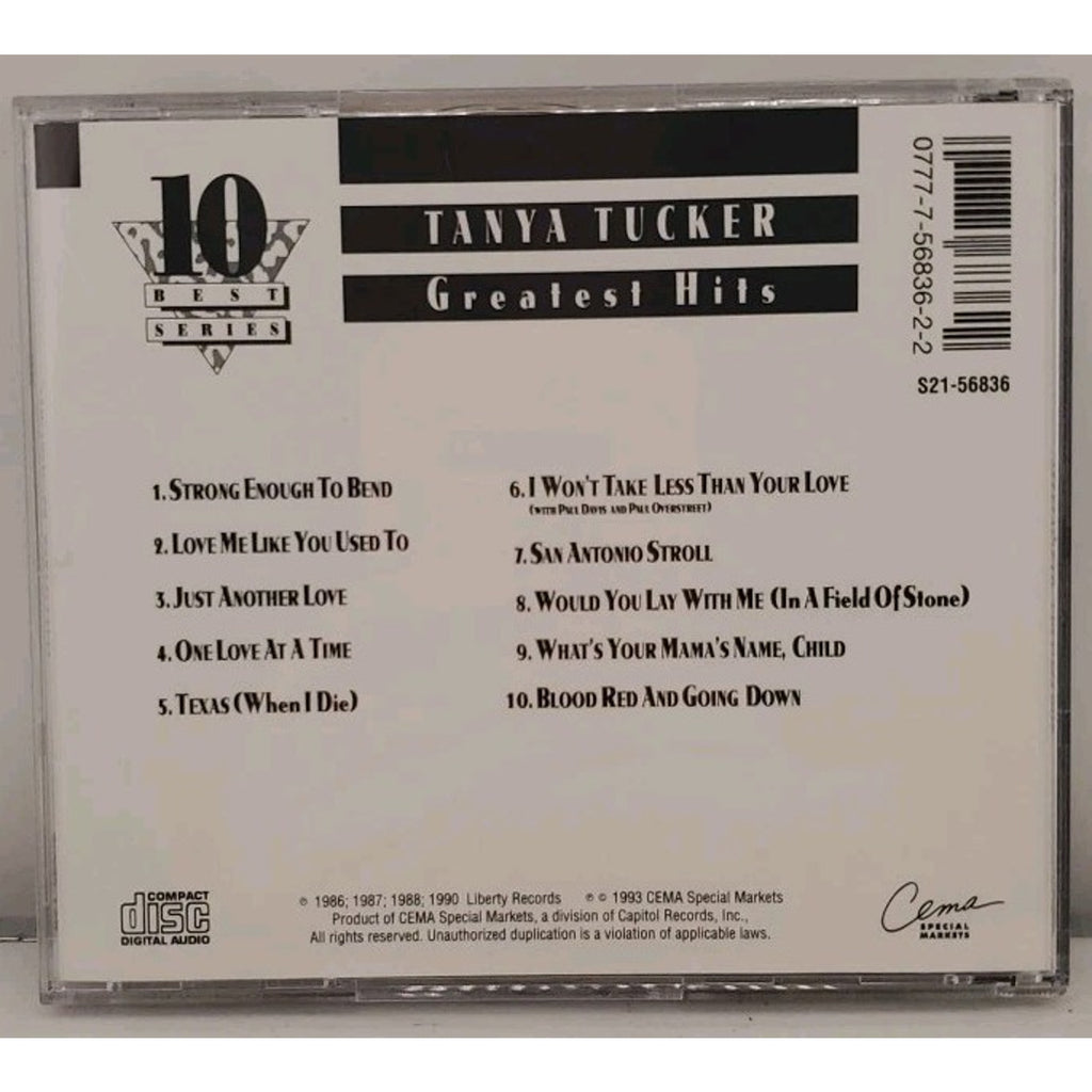 Greatest Hits by Tanya Tucker (CD, 1995)