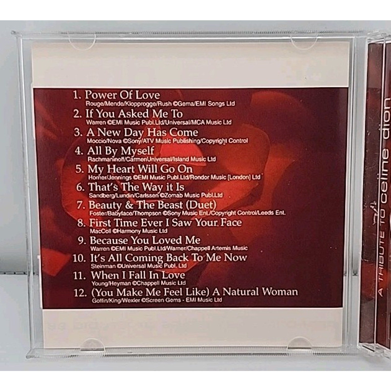 Tribute to Celine Dion by Stars at Studio 99 (CD, 2006)
