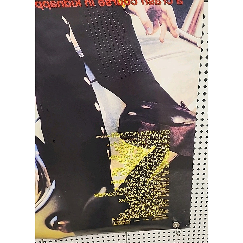 1997 Excess Baggage Original Movie Poster Alicia Silverston Comedy Drama 27x40
