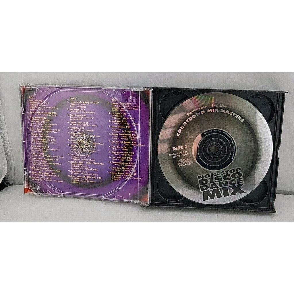 Non Stop Disco Dance Mix [1997] [Box] by Countdown Mix Masters (CD, May-1997, 3