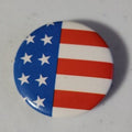 American Flag Pinback