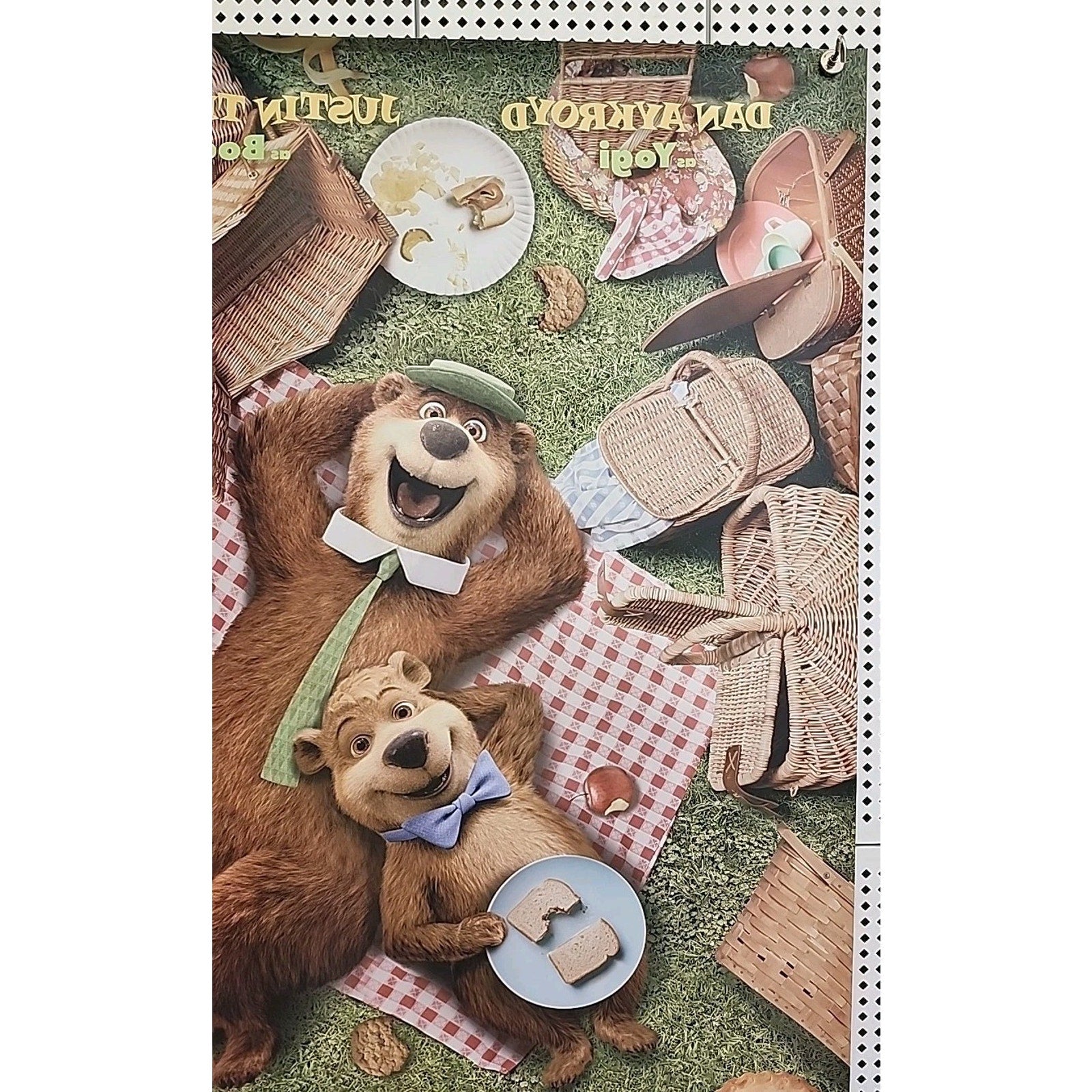 Yogi Bear Movie Poster 2 Sided Original Advance 27x40 Justin Timberlake