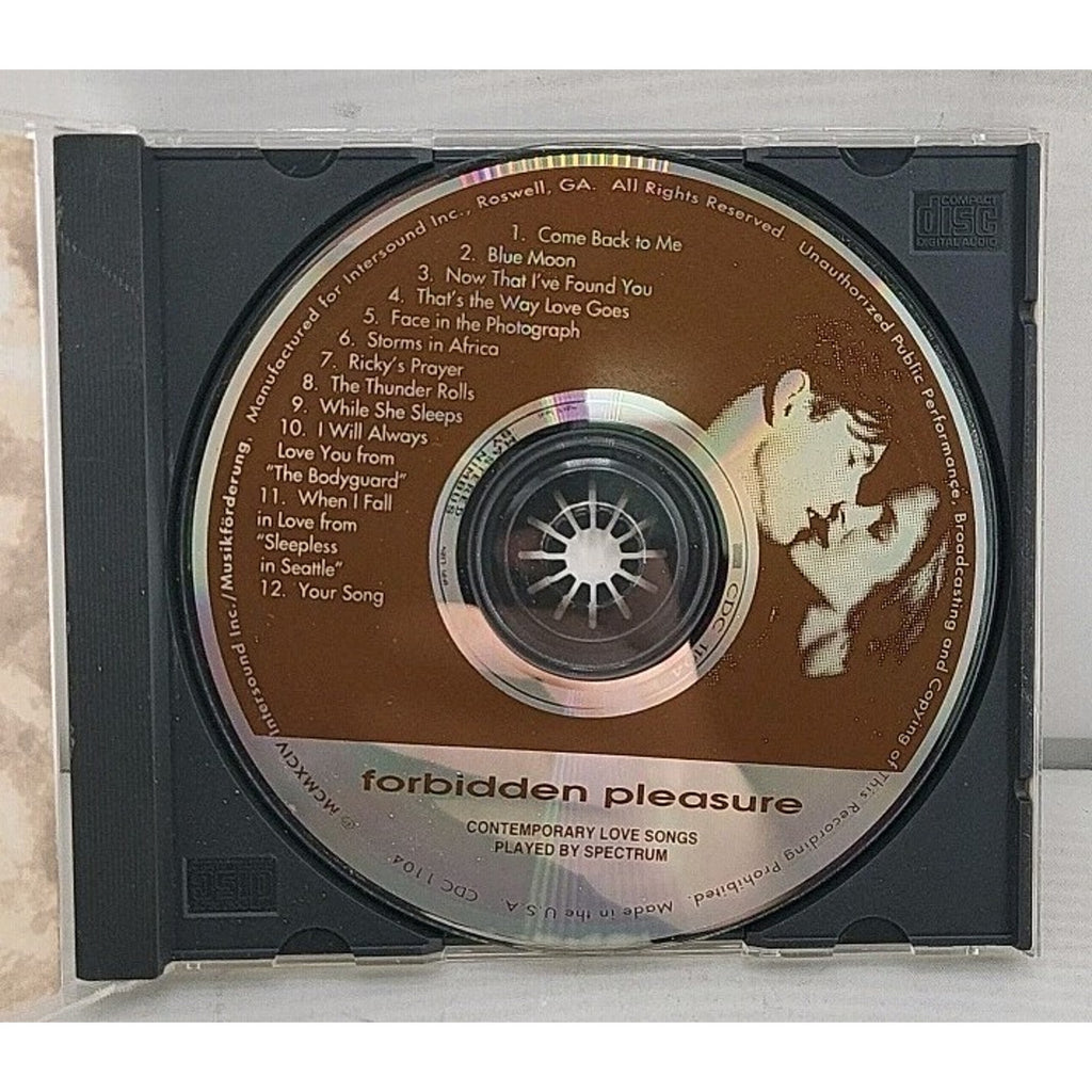 Forbidden Pleasure by Spectrum (CD, 1994, Intersound) - Contemporary Love Songs
