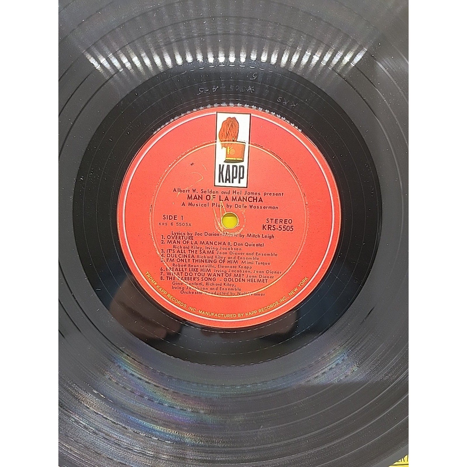 Man Of La Mancha Original Cast Recording 1966 (Record)