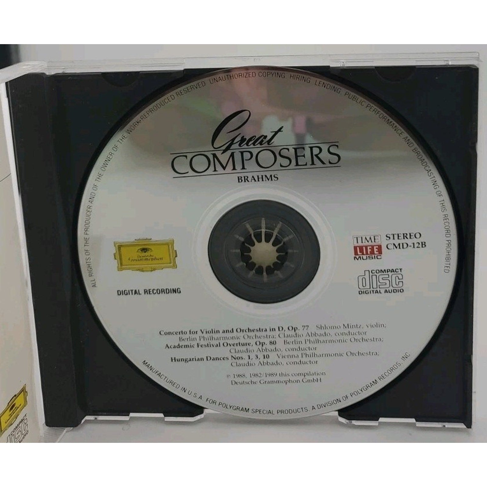 Great Composers Brahms (CD)