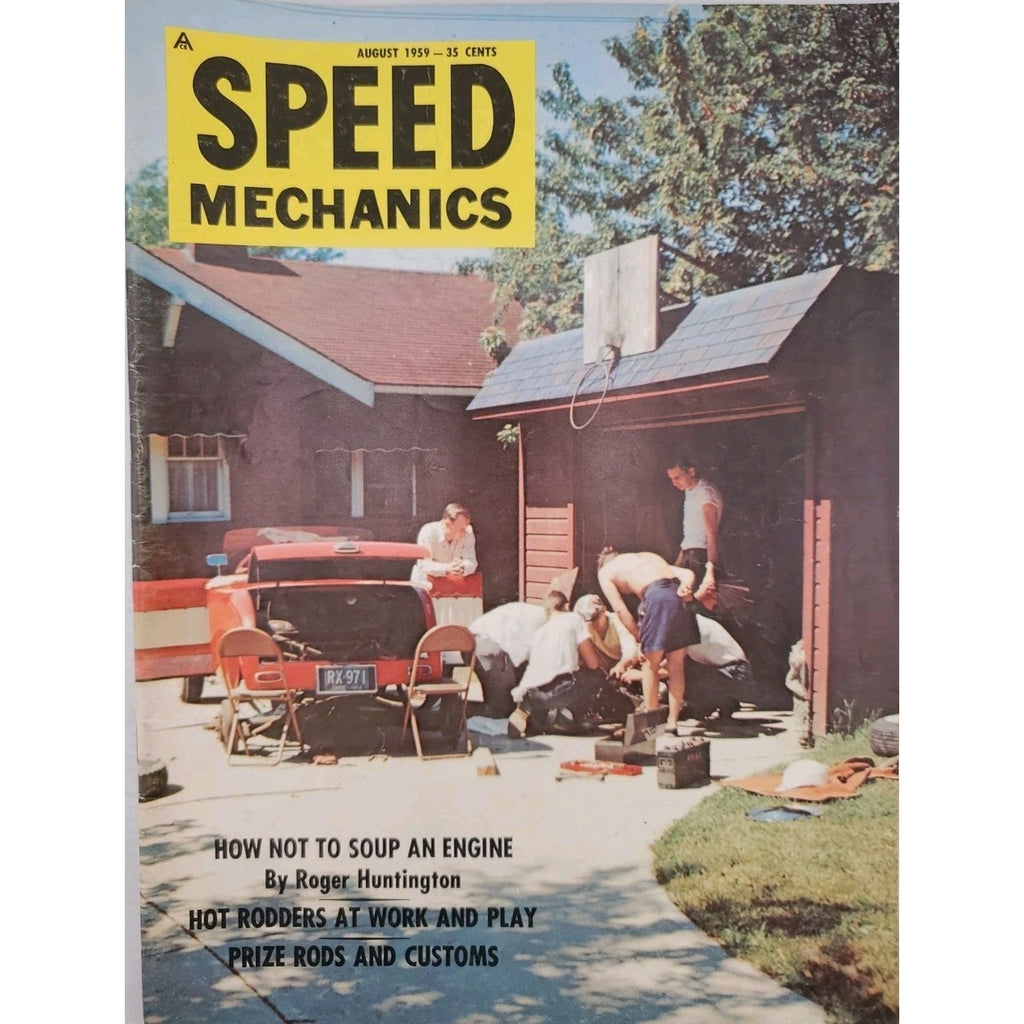 Speed Mechanics Magazine August 1959