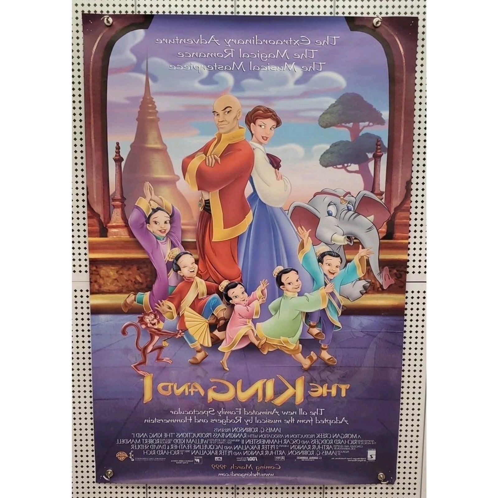 The King and I Movie Poster 27x40 D/S Miranda Richardson Martin Vidnovic