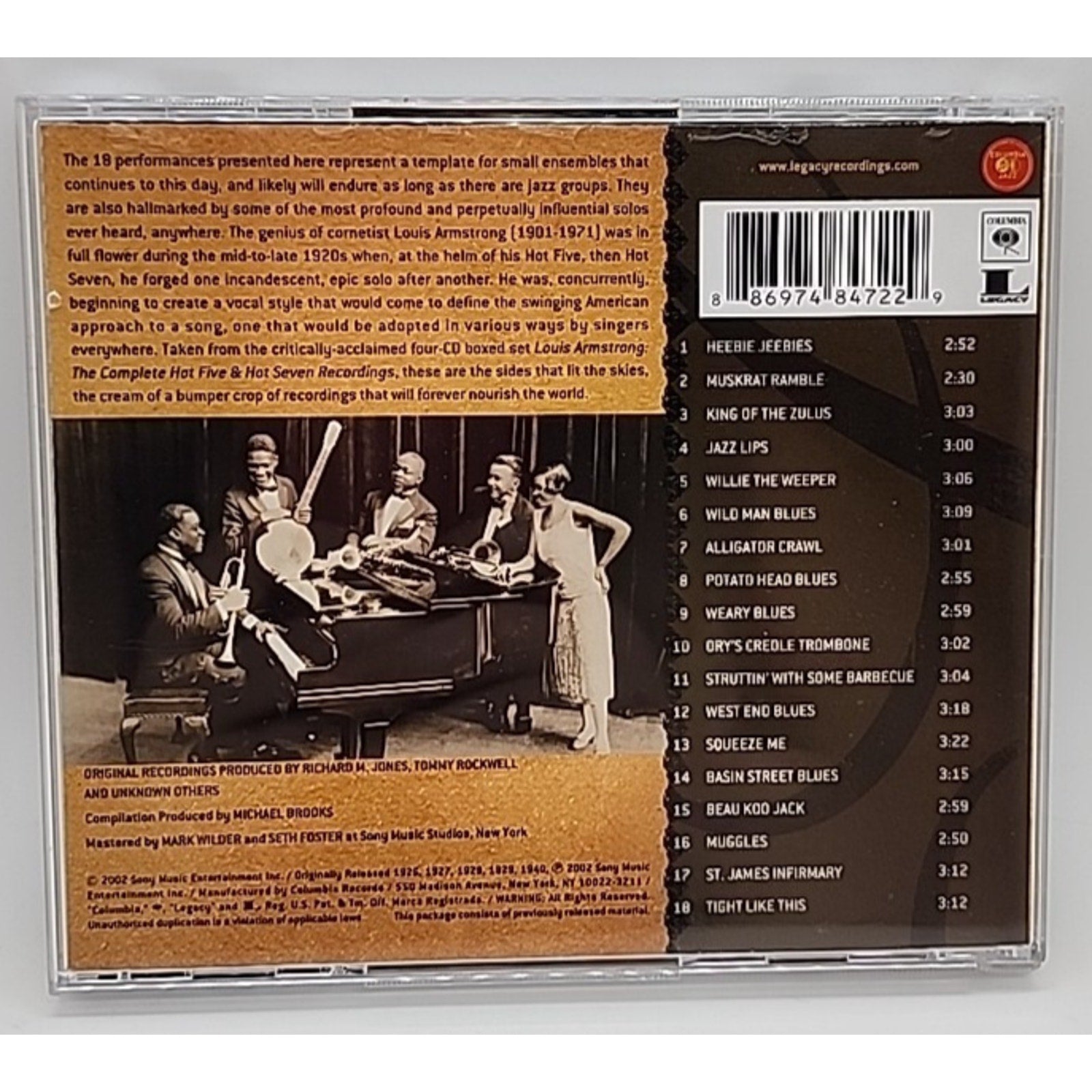The Best of the Hot 5 and Hot 7 Recordings by Armstrong, Louis (CD, 2009)