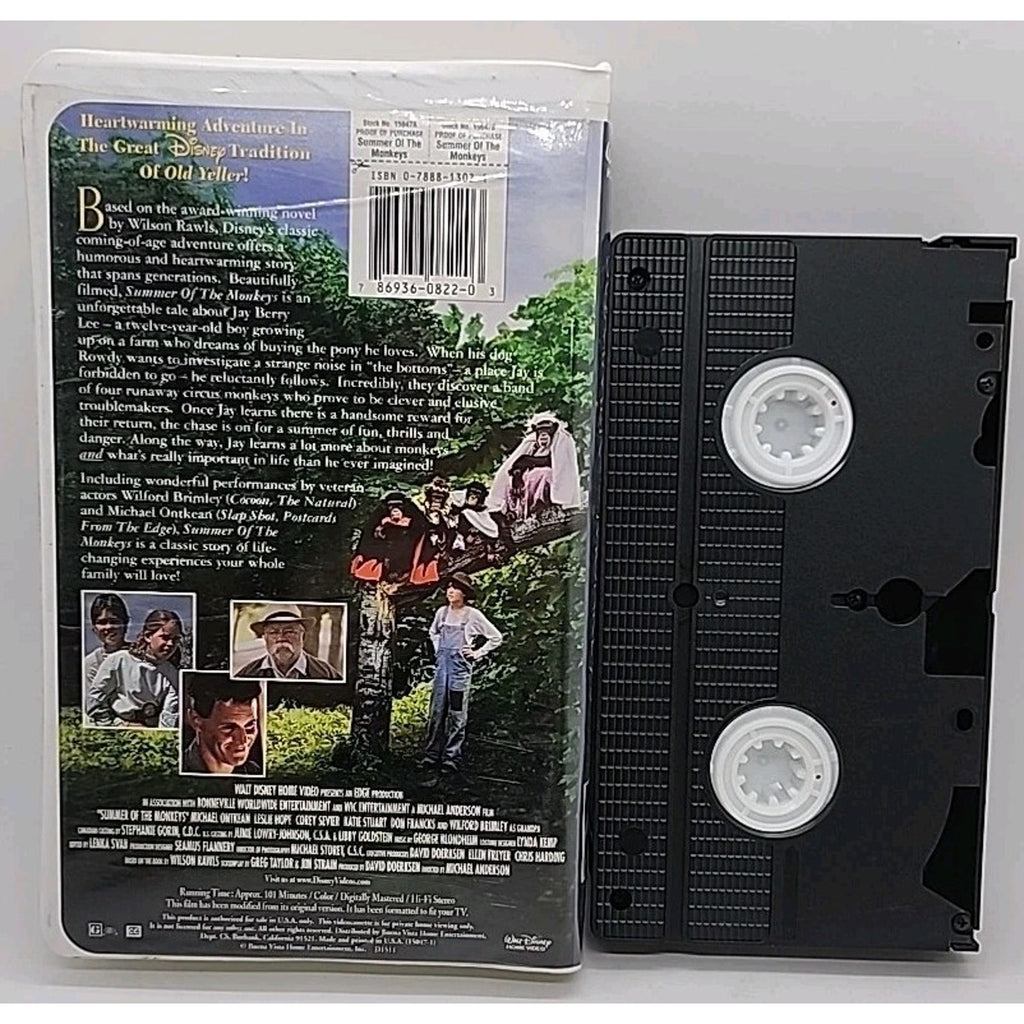 Summer of the Monkeys (VHS, 1998)