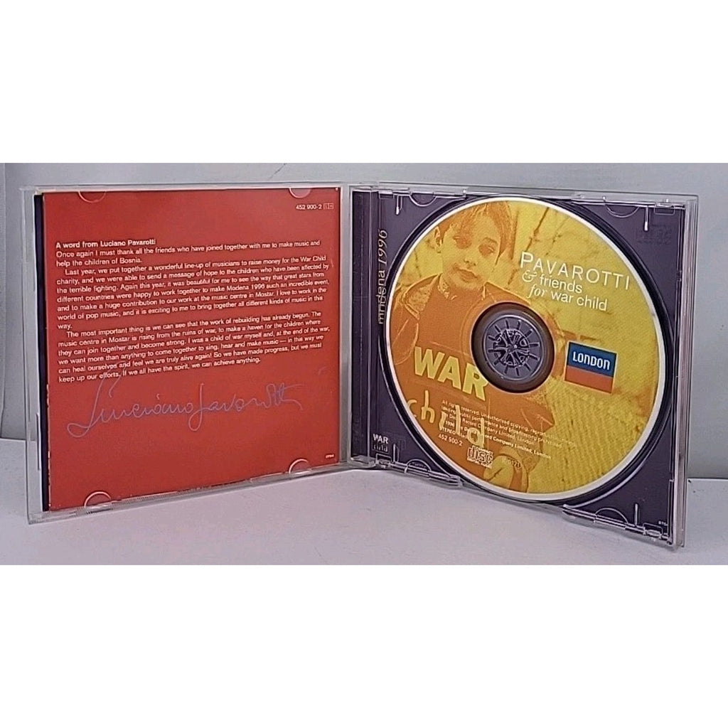 Pavarotti & Friends for War Child by Various (CD, 1996)