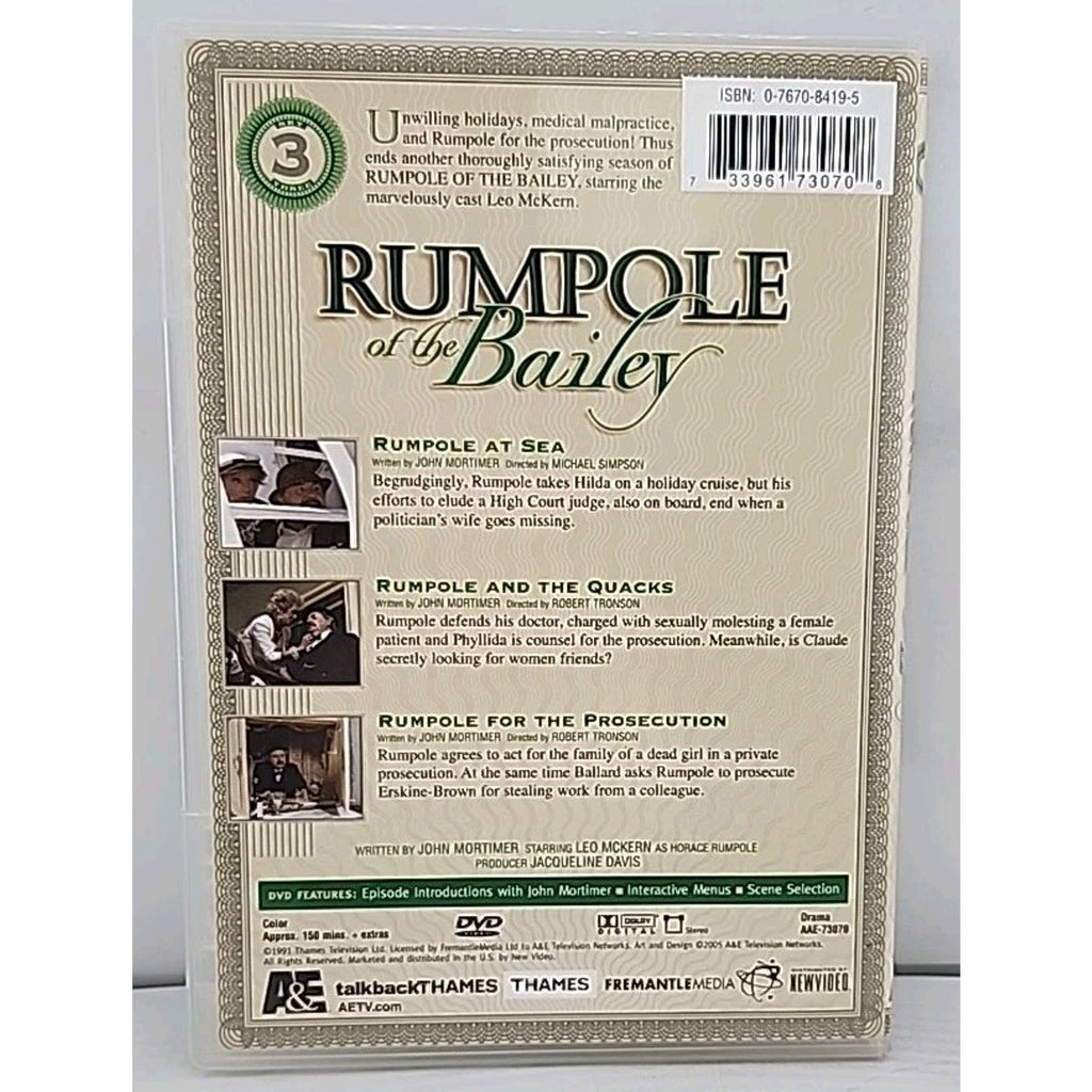 Rumpole of the Bailey-The Complete Seasons Edition Replacement Disc-Vol 4-Set 3