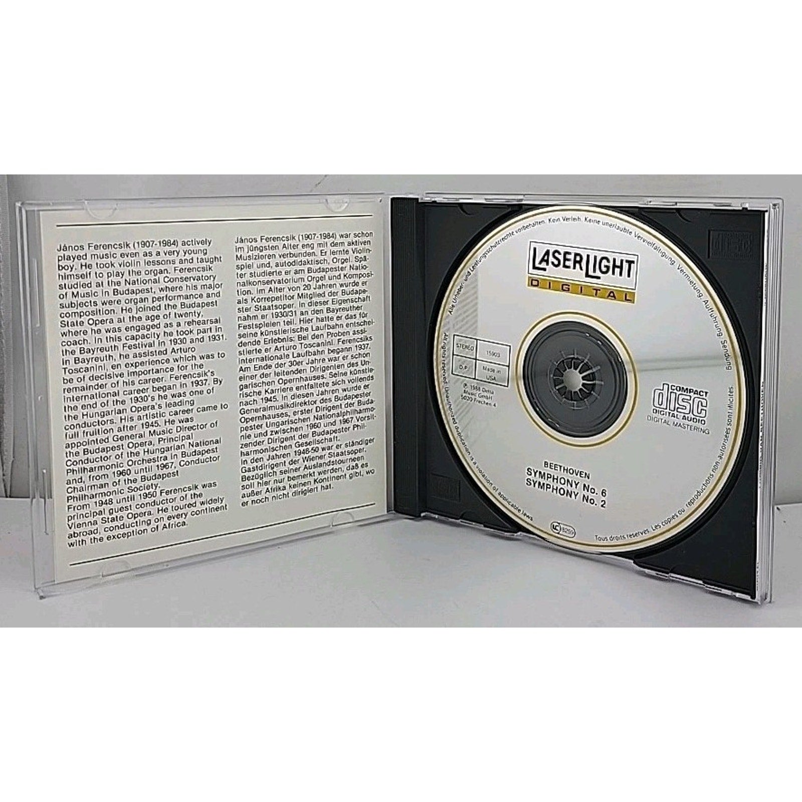 Sym 2/6 by Ludwig van Beethoven (CD, 1990)