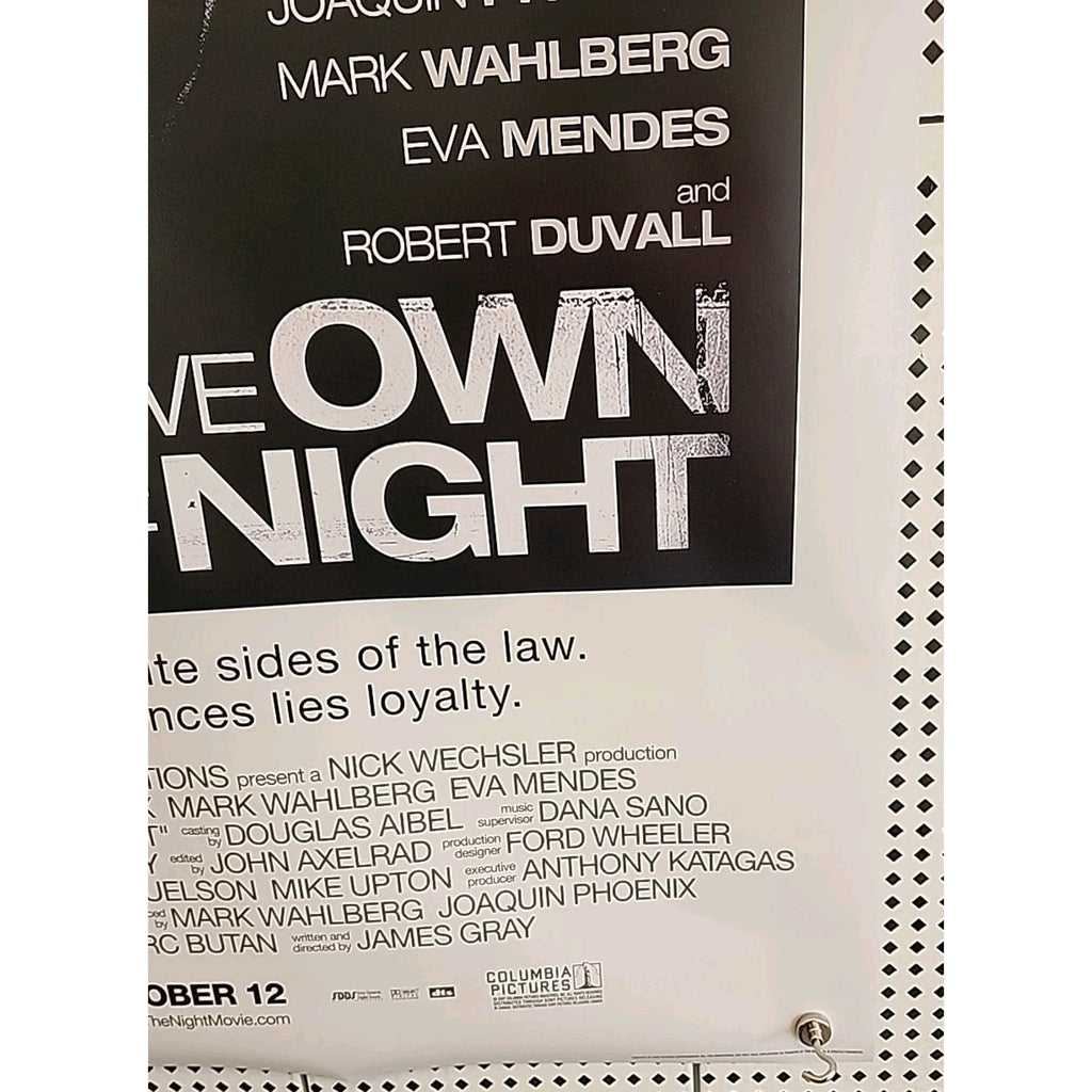 We Own the Night Original Video Release Poster 27 x 40 Rolled