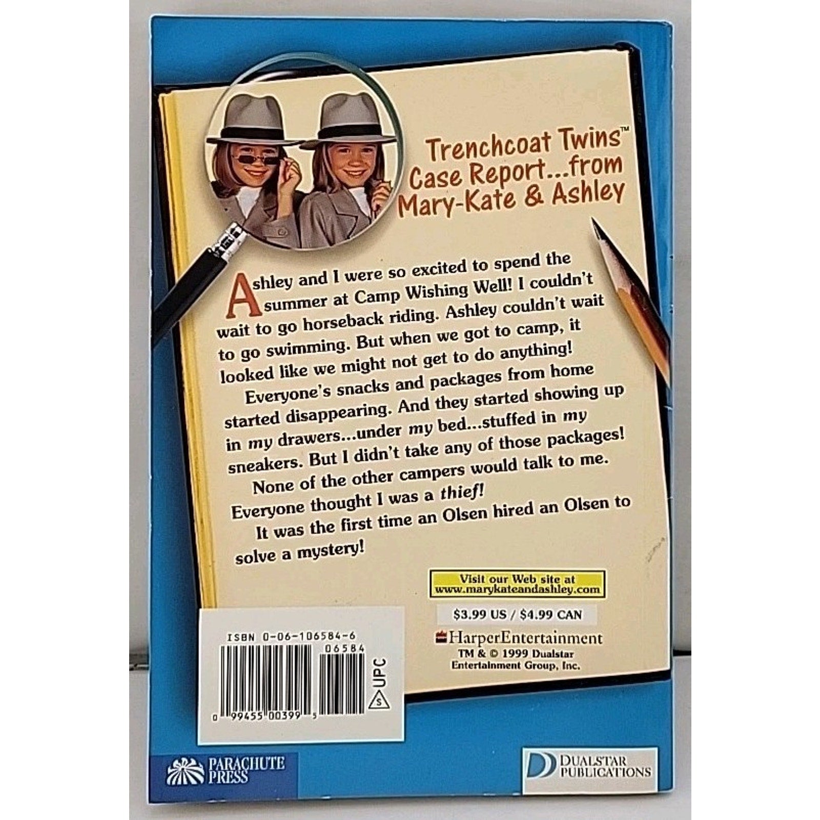 The Case of the Summer Camp Caper New Adventures Of Mary-Kate & Ashley (1999)