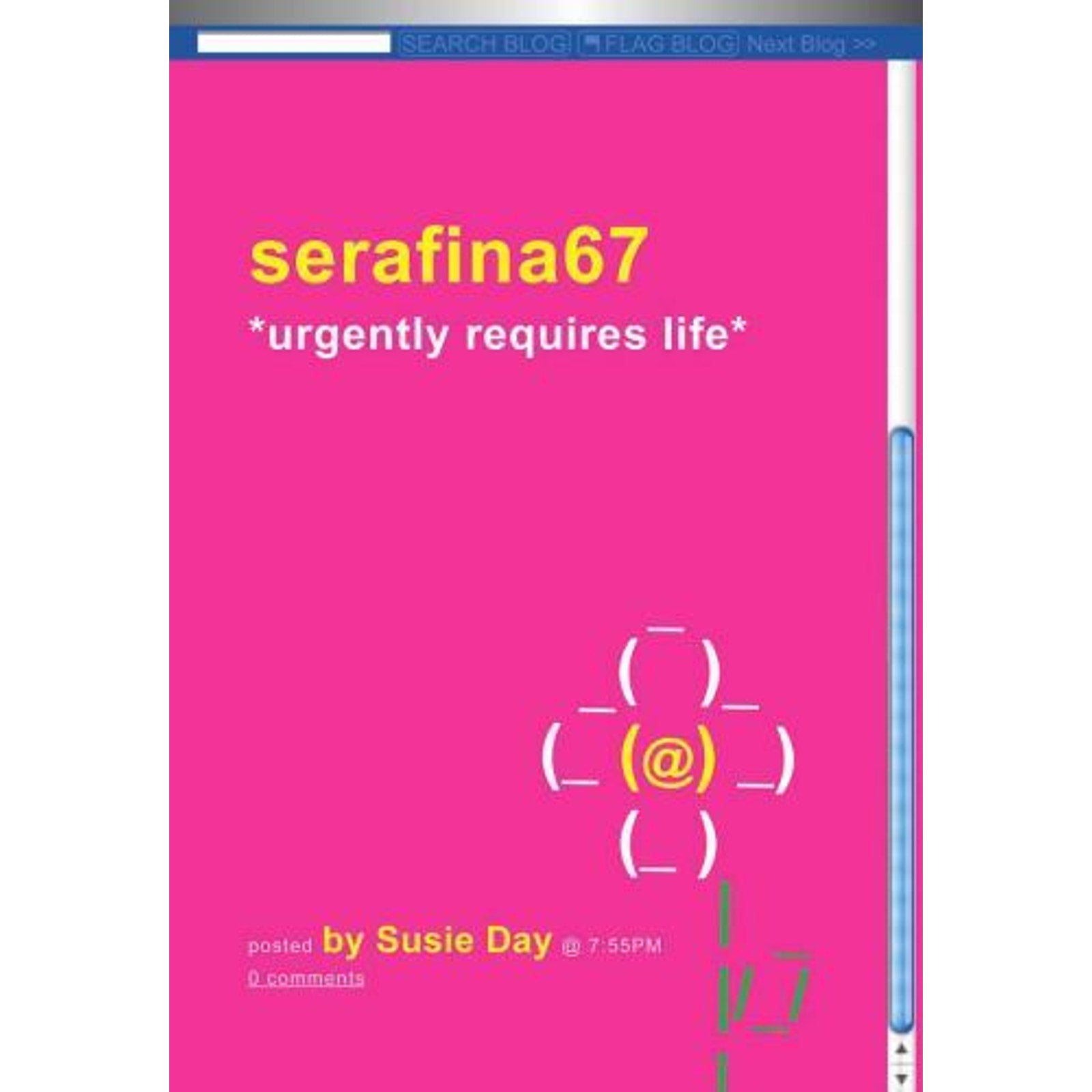 Serafina67 - Urgently Requires Life by Susie Day (2008, Hardcover)
