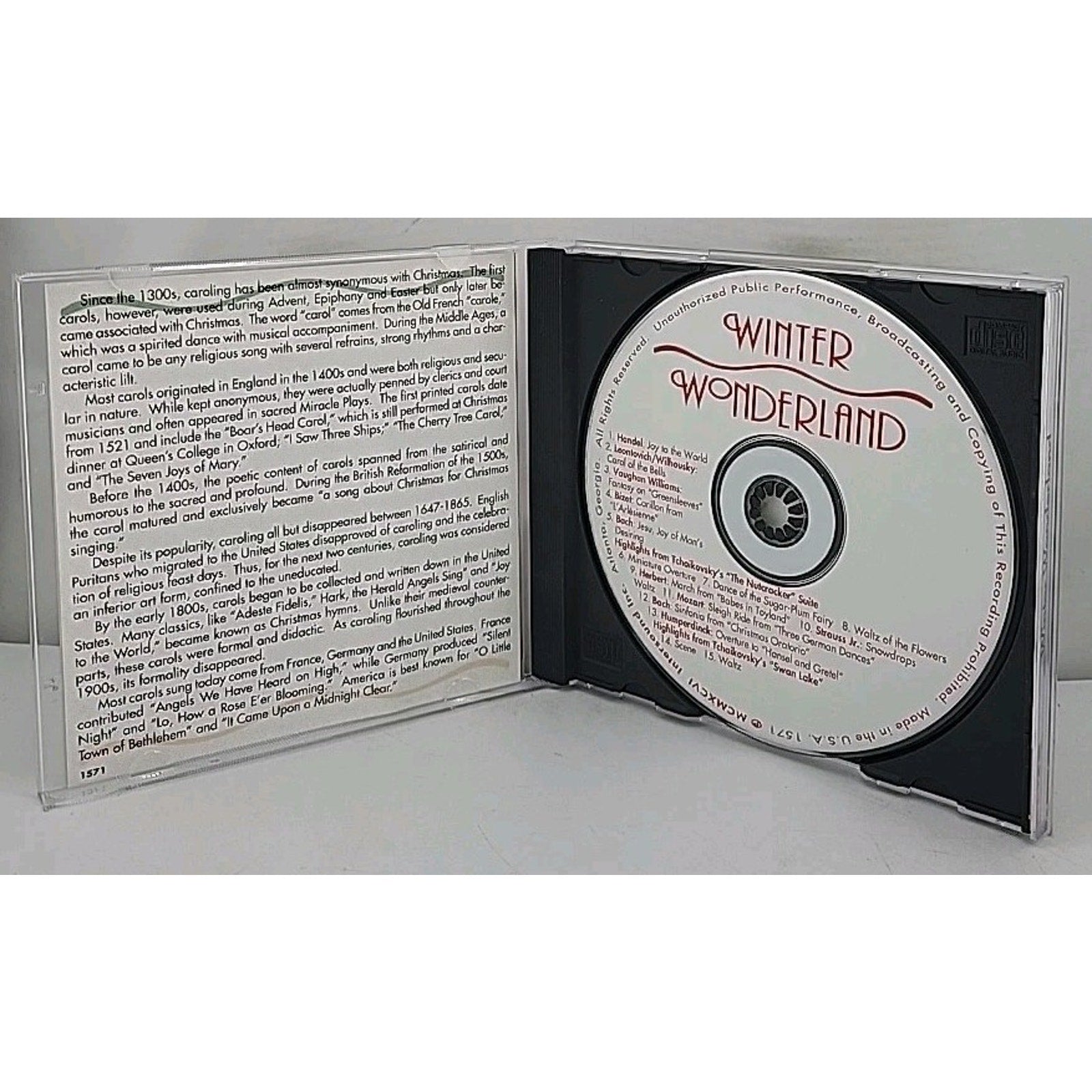 Winter Wonderland Favorite Carols for Orchestra - Music CD