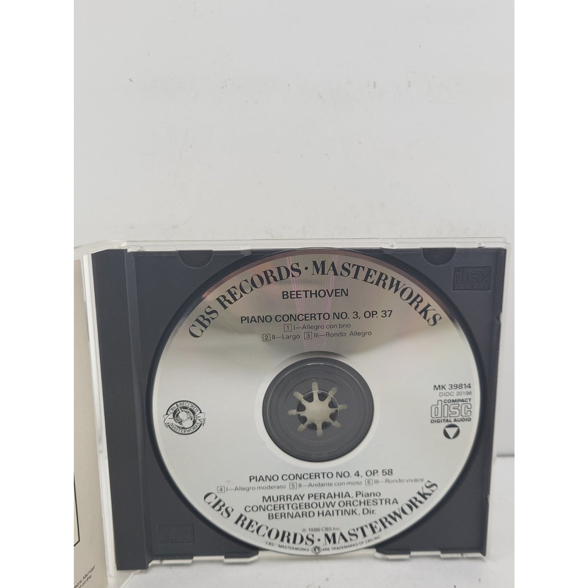 Beethoven Piano Concertos Nos. 3 & 4 CD