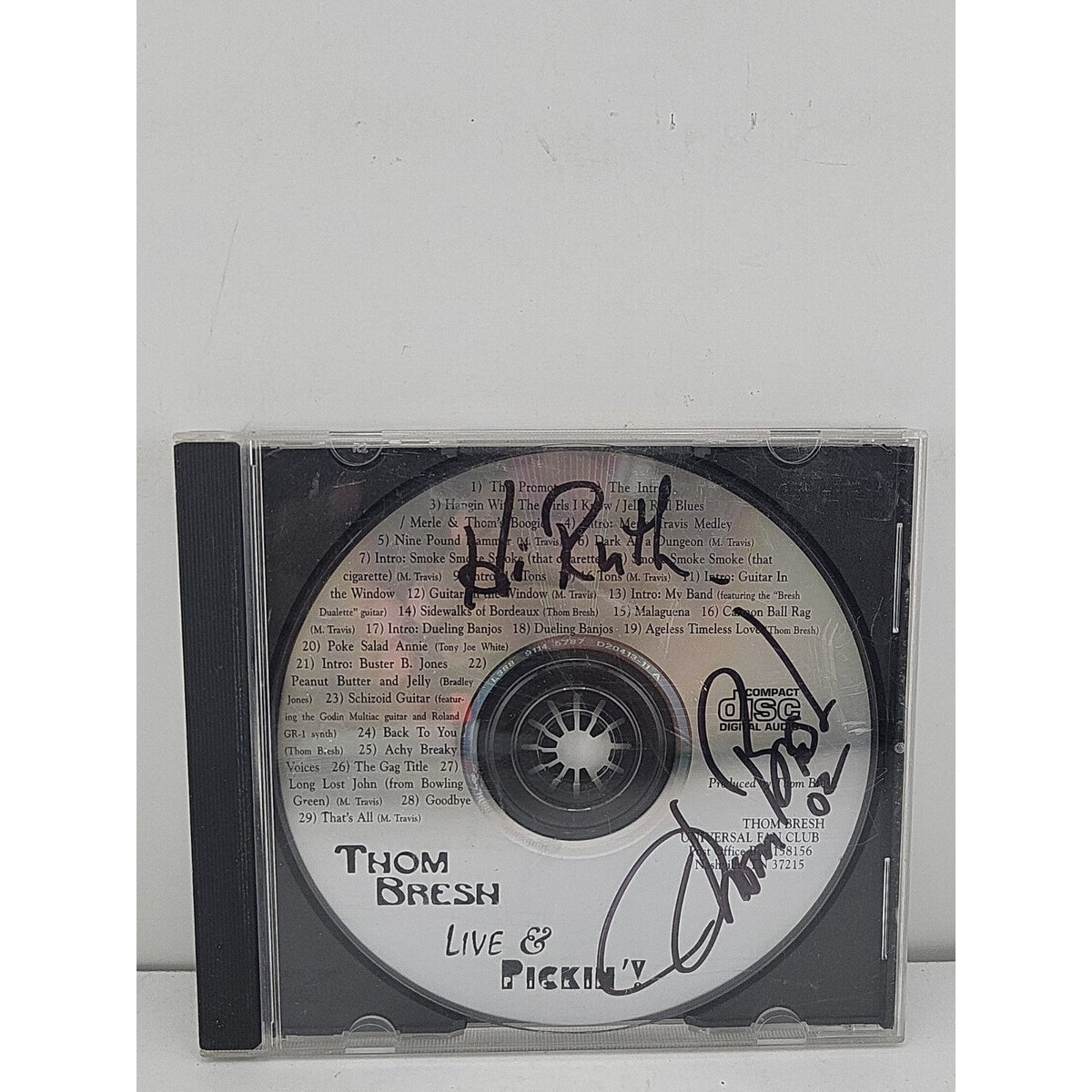 Thom Bresh Live & Pickin'! CD *Signed*