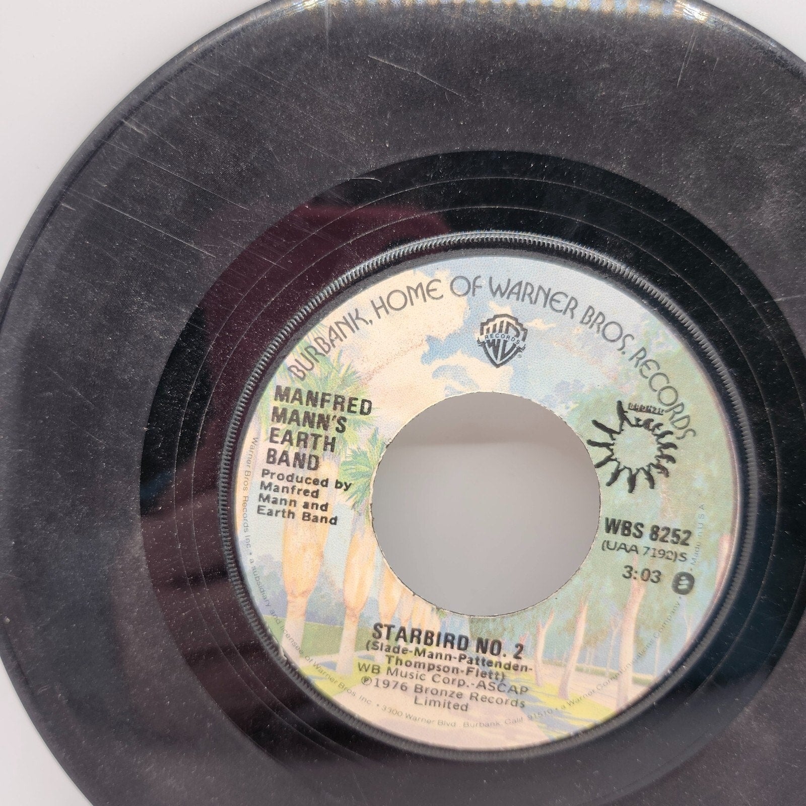 Blinded By the Light / Starbird No. 2 by Manfred Mann's Earth Band (Record)