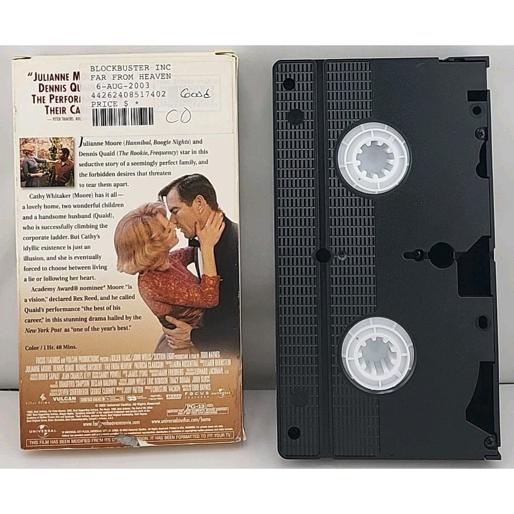 Far From Heaven (VHS, 2003)