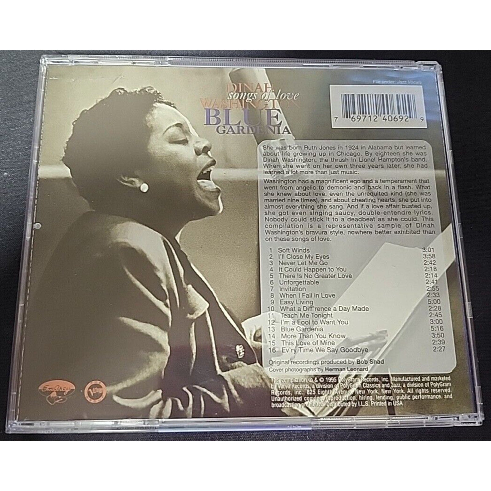 Blue Gardenia by Dinah Washington (CD, Jul-1995, Emarcy (USA))