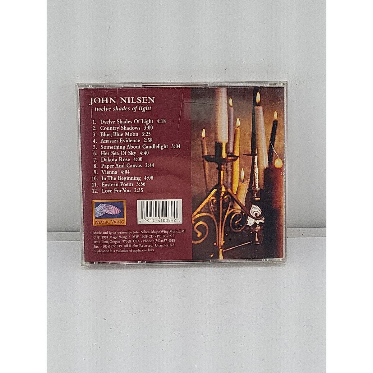Twelve Shades of Light by John Nilsen (CD, 1995)