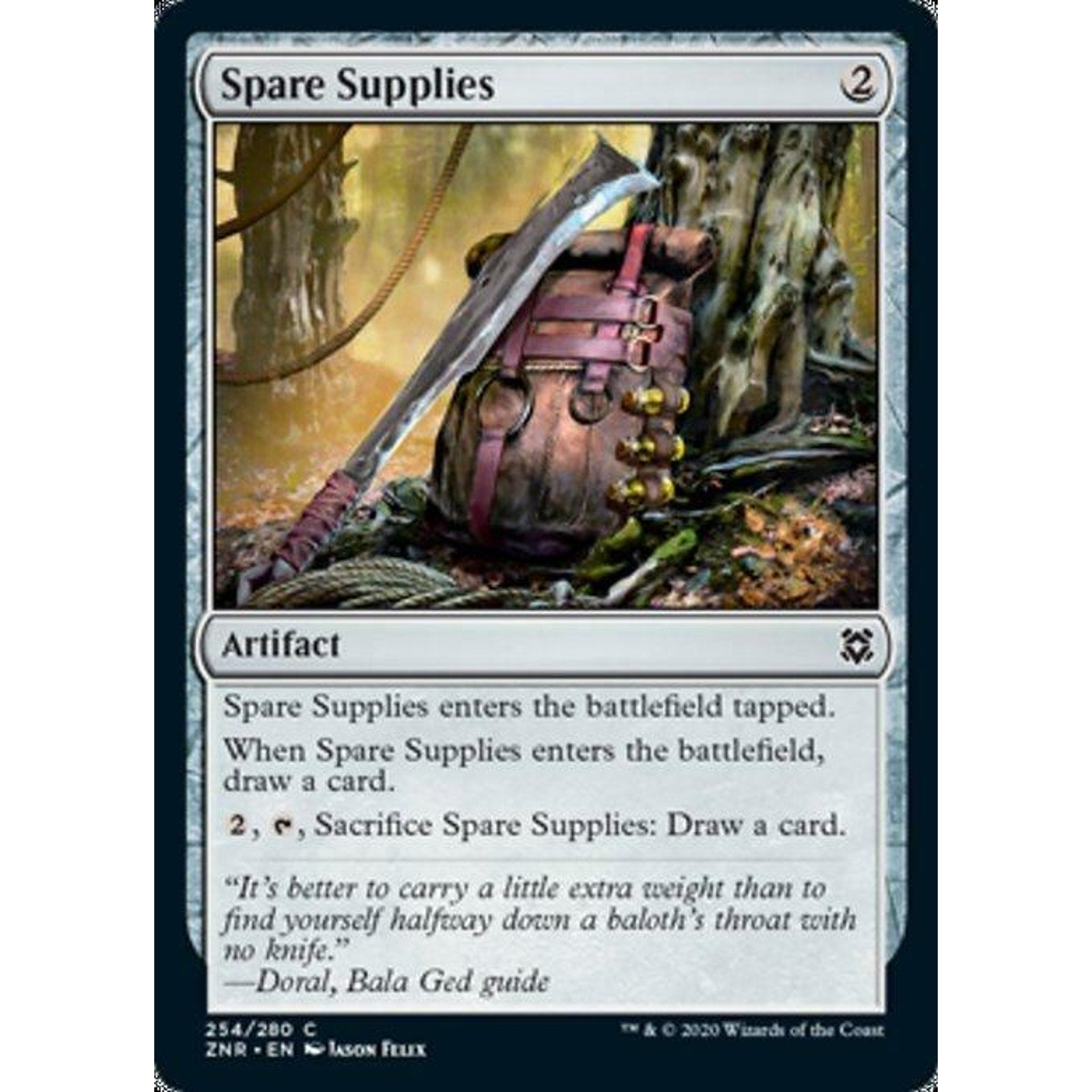 Spare Supplies (254) Zendikar Rising Mtg x4 4x ZNR Magic