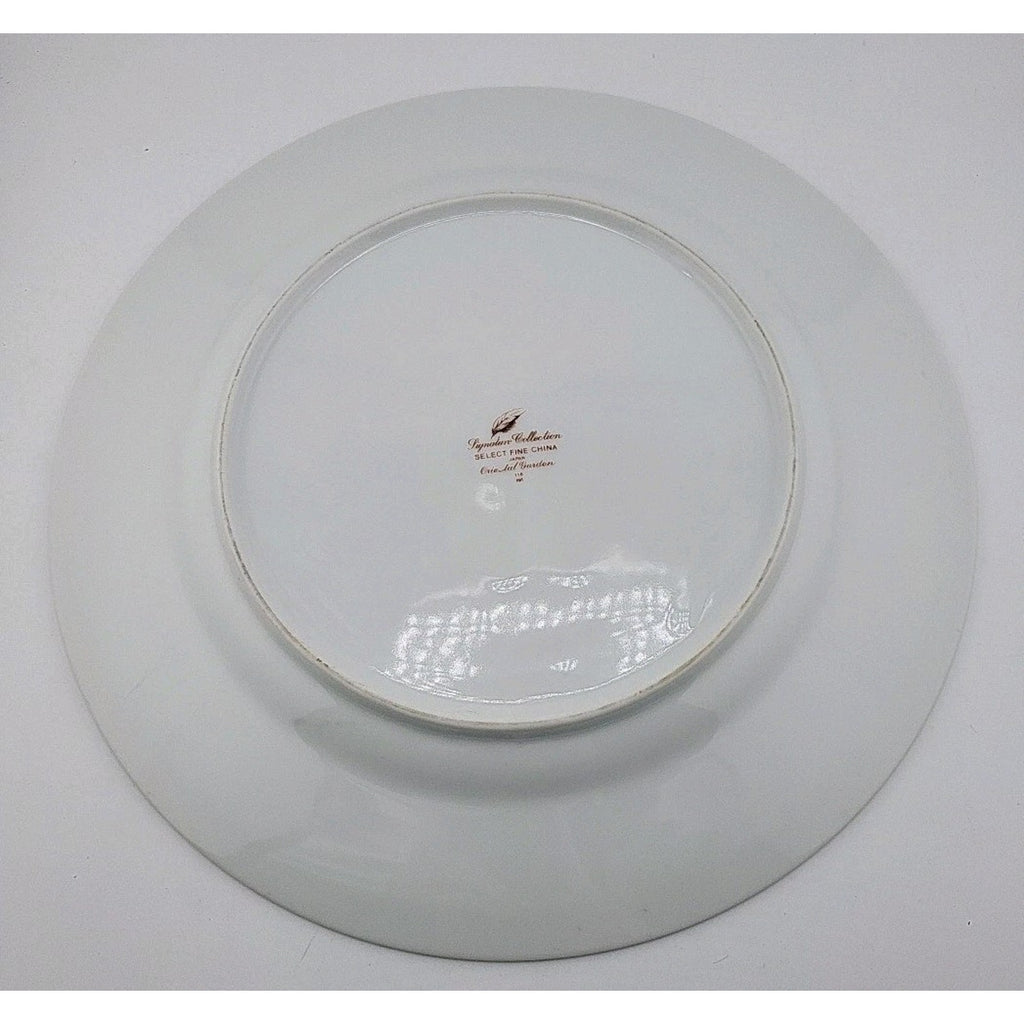 Signature Collection Plate 10" Oriental Garden Fine China Japan Floral - 1 Plate