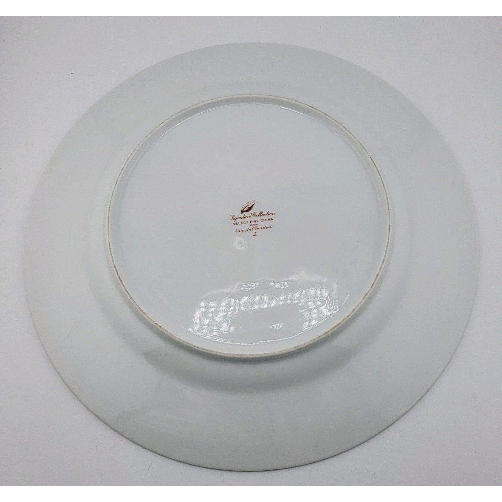 Signature Collection Plate 10" Oriental Garden Fine China Japan Floral - 1 Plate
